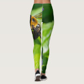Bumblebee op Salvia Leggings (Achterkant)