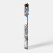 Bumblebee op wilde kersenbloei iPhone hoesje (Rechterkant)