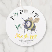 Bumblebee - Pop het! Als ze poppen! Bedankjes Labels (Achterkant)