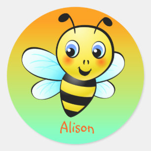 Bumblebee Ronde Sticker
