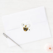 Bumblebee Ronde Sticker (Envelop)