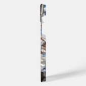 Bumblebee sur la fleur de cerisier sauvage (Côté gauche)