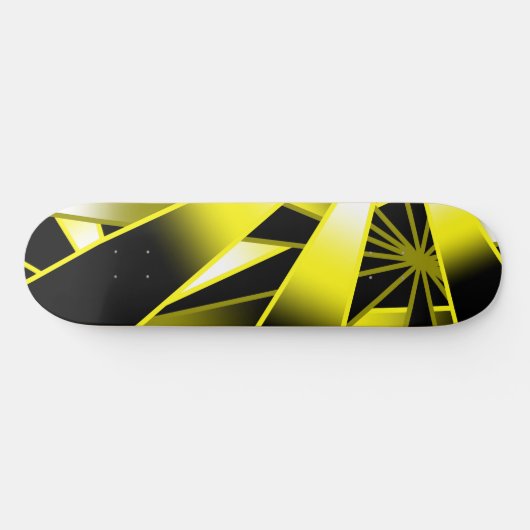 Bumblebee verloopkleur Vulling perspectieftekening Skateboard (Horizontaal)