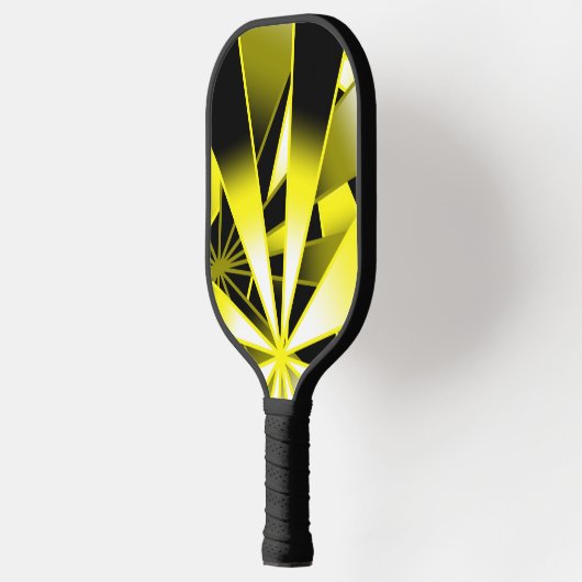 Bumblebee verloopkleur Vulperspectiefkunst Pickleball Paddle (Links)