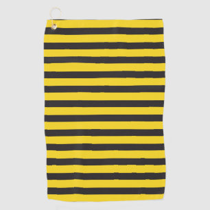 Bumblebee zwarte gele horizontale lijnen Bumble Be Golfhanddoek