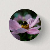 Bumblebeenbloem Ronde Button 3,2 Cm (Voorkant)