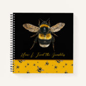 Bumblebees nourrit le Journal de jardinage des abe (Devant)