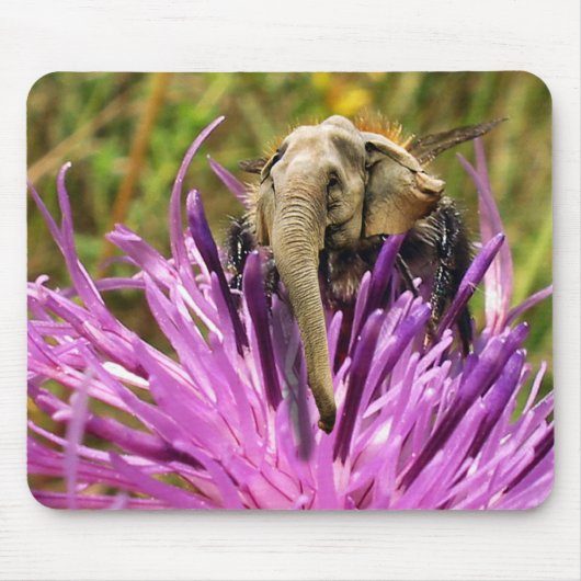 Bumblephant mousepad muismat (Voorkant)