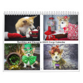 Bumbles and Dawgins 2024 Calendrier Corgi (Protection)