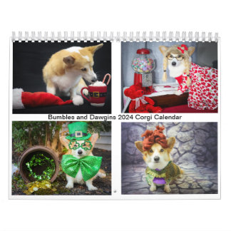 Bumbles en Dawgins 2024 Corgi Kalender