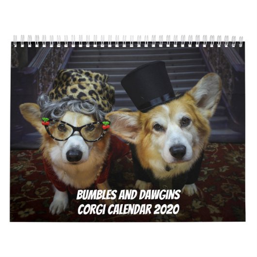 Bumbles en Dawgins Corgi Calendar 2020 Kalender (Hoes)