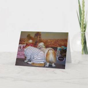 Bumbles en Dawgins corgi Jubileum Kaart