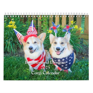 Bumbles et Dawgins Calendrier 2025 Corgi