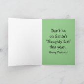 Bumblesnot : Carte de Noël "The Orange Kitty" (Intérieur)