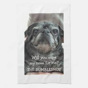 Bumblesnot Kitchen Towel "veeg mijn neus af?" Theedoek