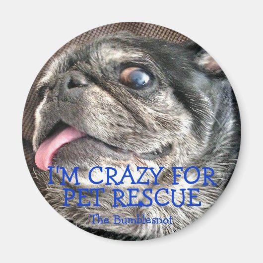 Bumblesnot magnet : Je suis fou pour Secourir des  (Devant)