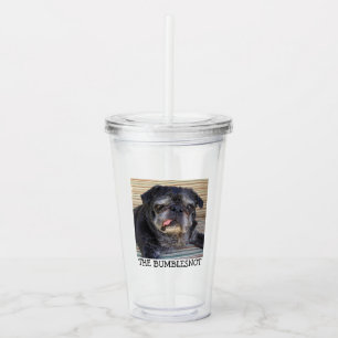 Bumblesnot "Niet met me knoeien" Acryl Drinkbeker