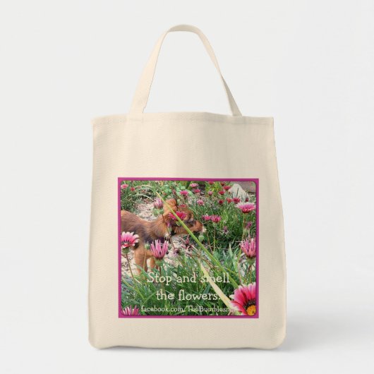 Bumblesse, niet-tebag: Wee One/Flowers Tote Bag (Voorkant)