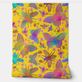 Bumbling Butterflies in de zomer Behang (Afrollen)