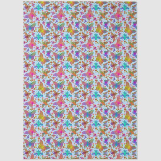 Bumbling Butterflies in Fresh Air DC Tissuepapier (Voorkant)