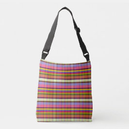 Bumbling Plaid BB Crossbody Tas