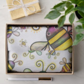 Bummerende borstelbijen tissuepapier (Geschenk)