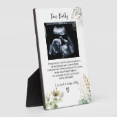 Bump gedicht voor papa eucalyptus bladeren fotoplaat (Zijkant)