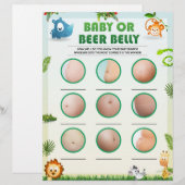 Bump of beer Belly [dierthema] Briefhoofd (Voorkant / Achterkant)