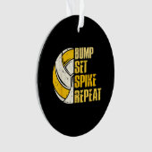 Bump Set Spike Répéter Volleyball Drôle (devant)
