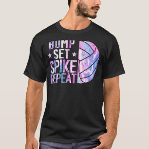 Bump Set Spike Repeteren Volleyball Player Athlete T-shirt