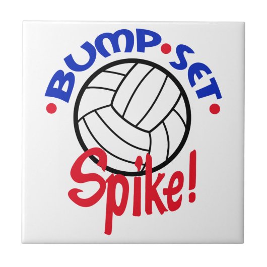 Bump Set Spike Tegeltje (Voorkant)