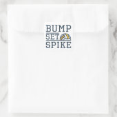 Bump Set Spike Vierkante Sticker (Tas)