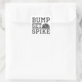 Bump Set Spike Vierkante Sticker (Tas)