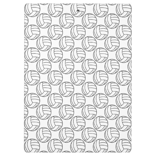 Bump Set Spike Volleyball Cell Patroon Klembord (Achterkant)