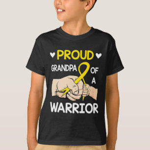 Bump trotse opa van een krijger kinderkanker A T-shirt
