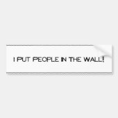 Bumper Bumpersticker (Voorkant)