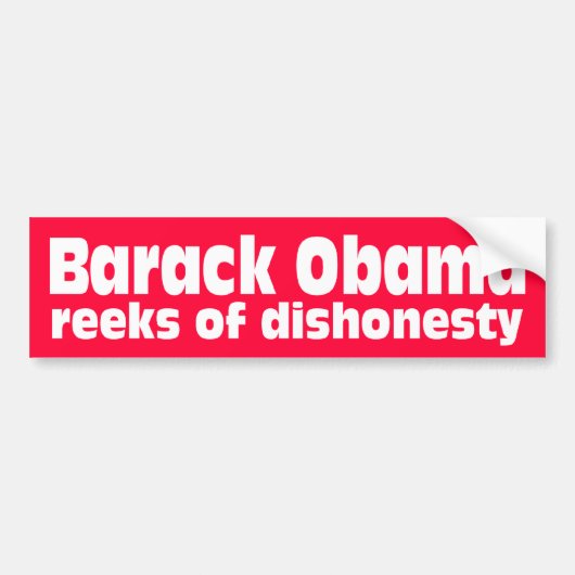 BUMPER_NOBAMA_105 BUMPERSTICKER (Voorkant)