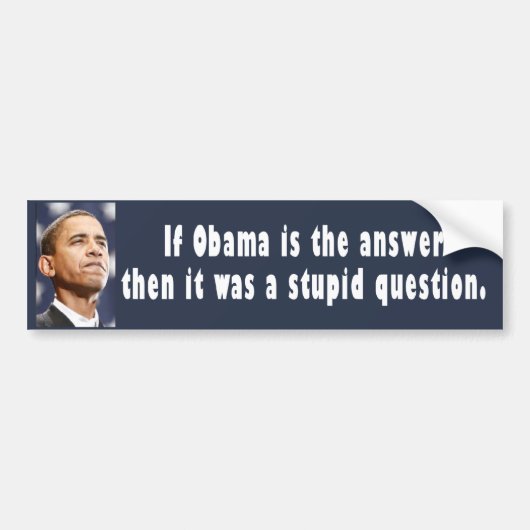 BUMPER obama 02 Bumpersticker (Voorkant)