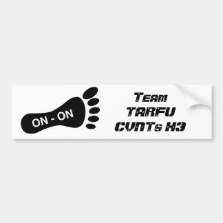 Bumper Sitcker je wankelt Bumpersticker
