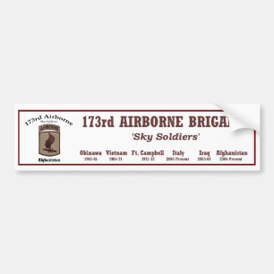 Bumper.Sticker - 173rd Airborne Brigade Bumpersticker