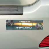 Bumper Sticker ADOPTER UNE KOALA AUSTRALIE (En voiture)