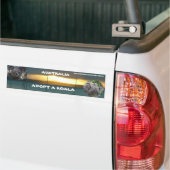 Bumper Sticker ADOPTER UNE KOALA AUSTRALIE (Sur camion)