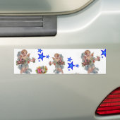 Bumper Sticker Angels Blue Stars (En voiture)