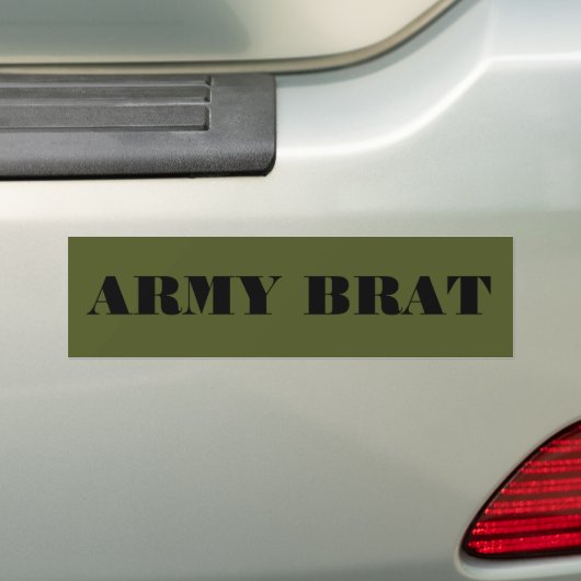 Bumper Sticker Armée Brat (En voiture)
