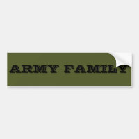 Bumper Sticker Armée Famille
