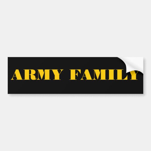 Bumper Sticker Armée Famille (Devant)