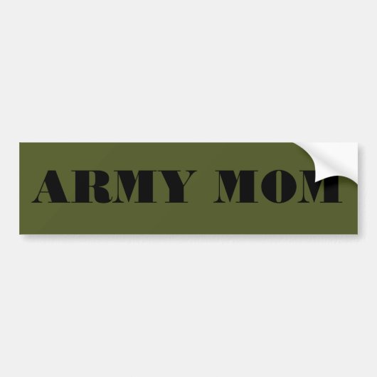 Bumper Sticker Armée Maman (Devant)