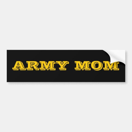 Bumper Sticker Armée Maman (Devant)