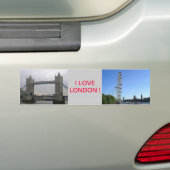 Bumper Sticker avec London Eye Ferris Wheel (En voiture)