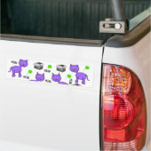 Bumper Sticker Chat Violet Kittens Meow (Sur camion)